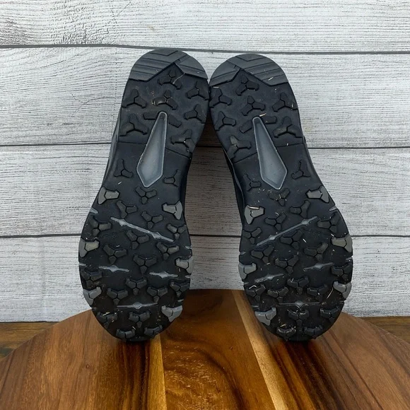 The North Face Vectiv Exploris Waterproof Futurelight Black Leather Shoe Mens 10